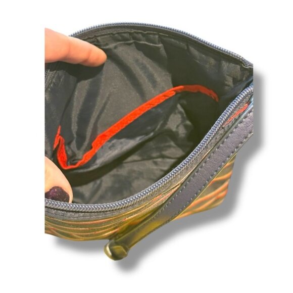 Vintage Women’s Tommy Hilfiger Navy Red Quilted Striped Mini Crossbody Bag - Picture 6 of 10